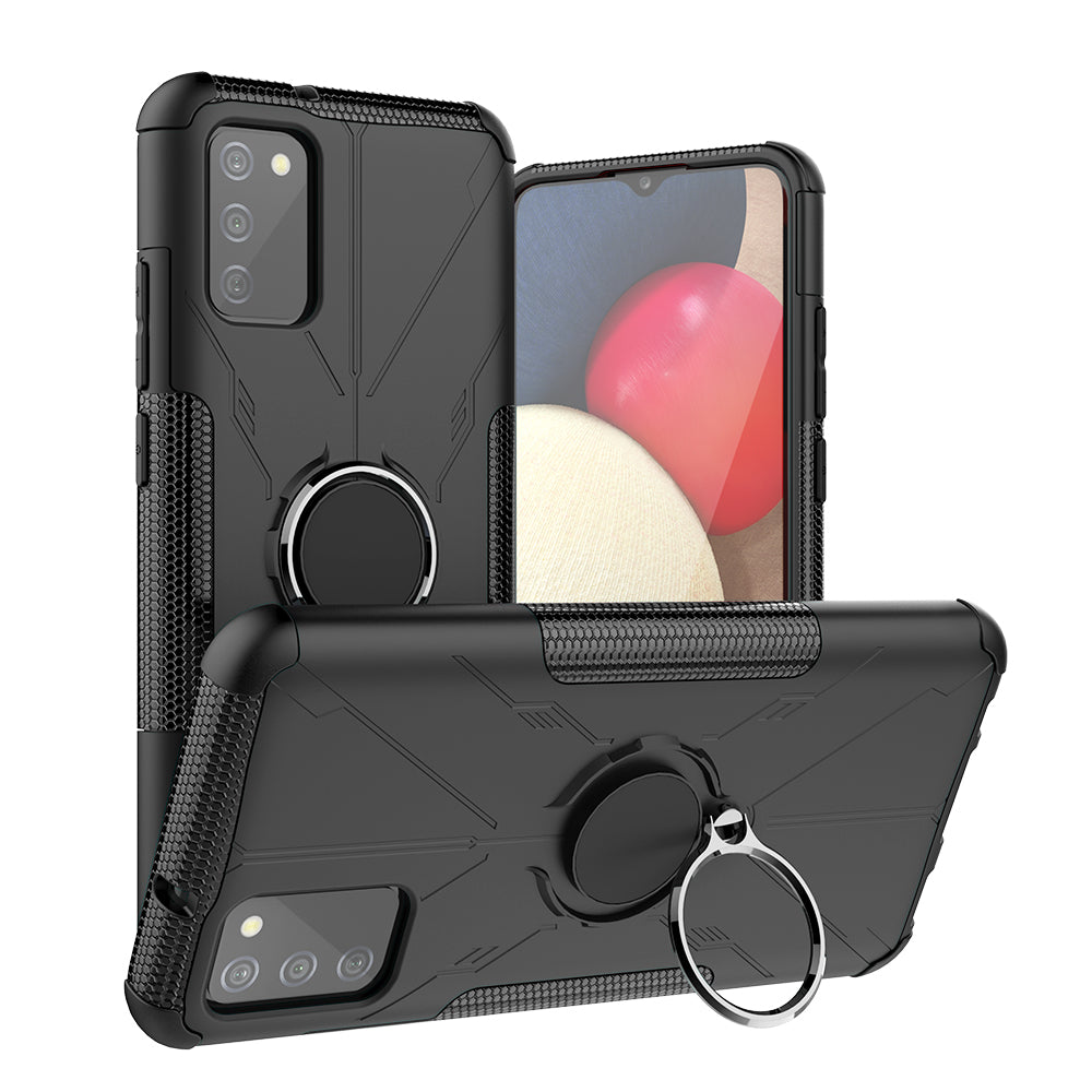 Robot 3 in 1 Heavy Duty Defender Case For Samsung A02S