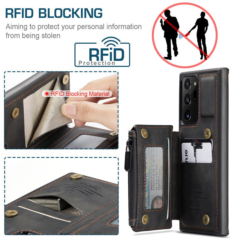Neue multifunktionale Luxus-Handyhülle mit Brieftasche für Samsung Note20 Ultra