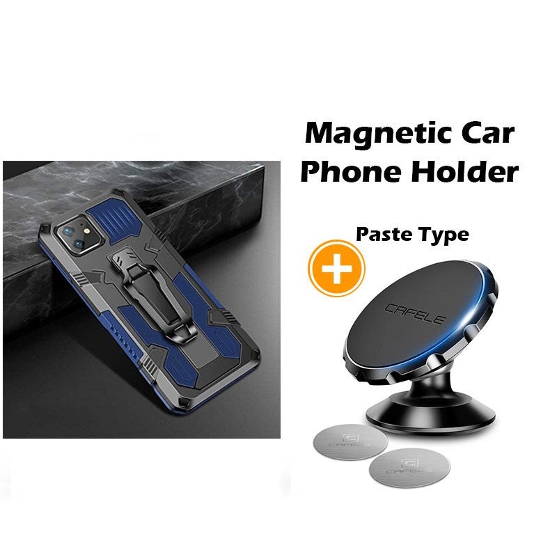 Phone Warrior Multi-function Bracket Belt Clip Phone Case For iPhone 12 Series