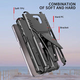 New Extraordinary Armor Bracket Magnetic Case For Moto G Power 2021