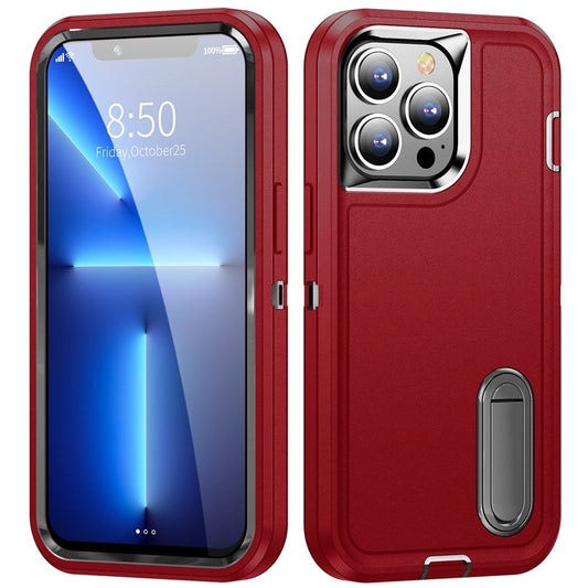Nouvelle Coque de Téléphone avec Béquille de Défense Améliorée pour iPhone 13 Series