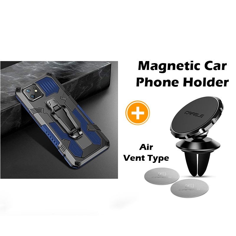 Phone Warrior Multi-function Bracket Belt Clip Phone Case For iPhone 12 Series
