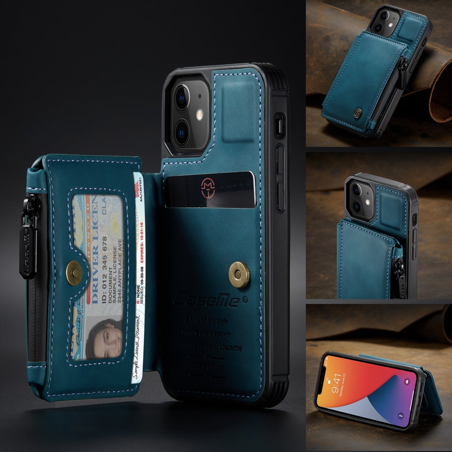 New Luxury Multifunctional Wallet Phone Case For iPhone