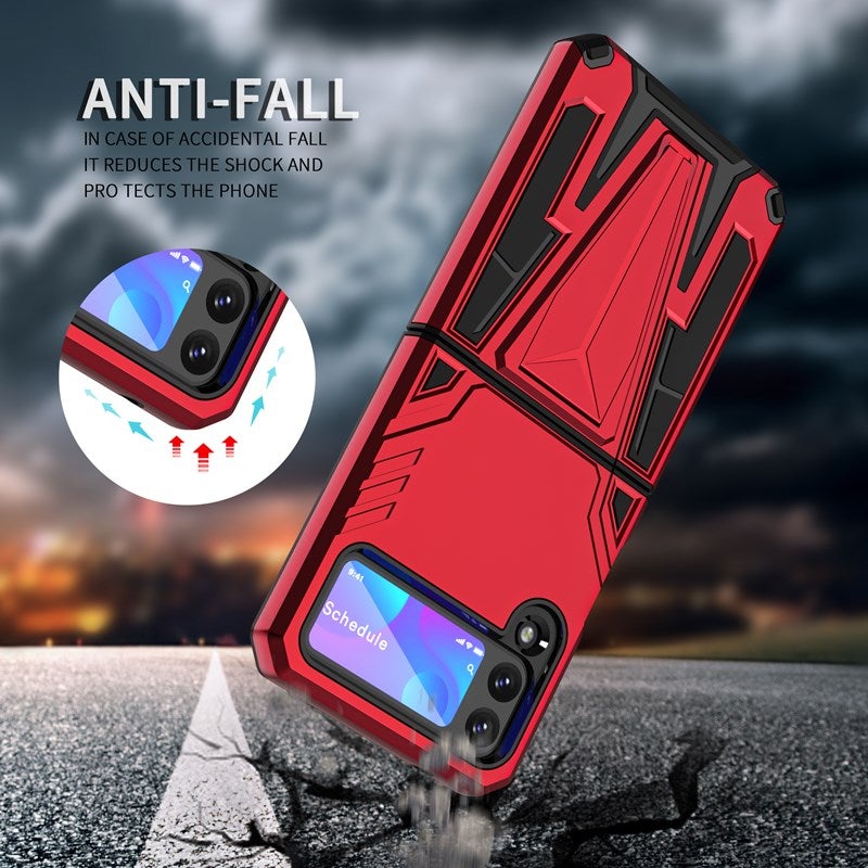 New Extraordinary Armor Bracket Magnetic Phone Case For Samsung Galaxy Z Flip3 5G