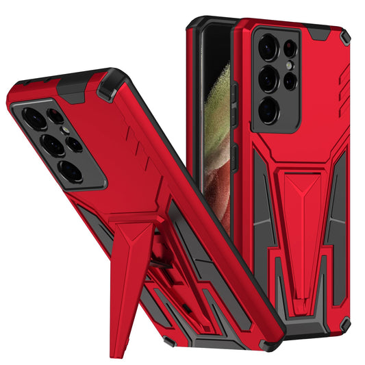 Nouvelle coque de téléphone magnétique avec support en armure extraordinaire pour Samsung S21 Ultra 5G
