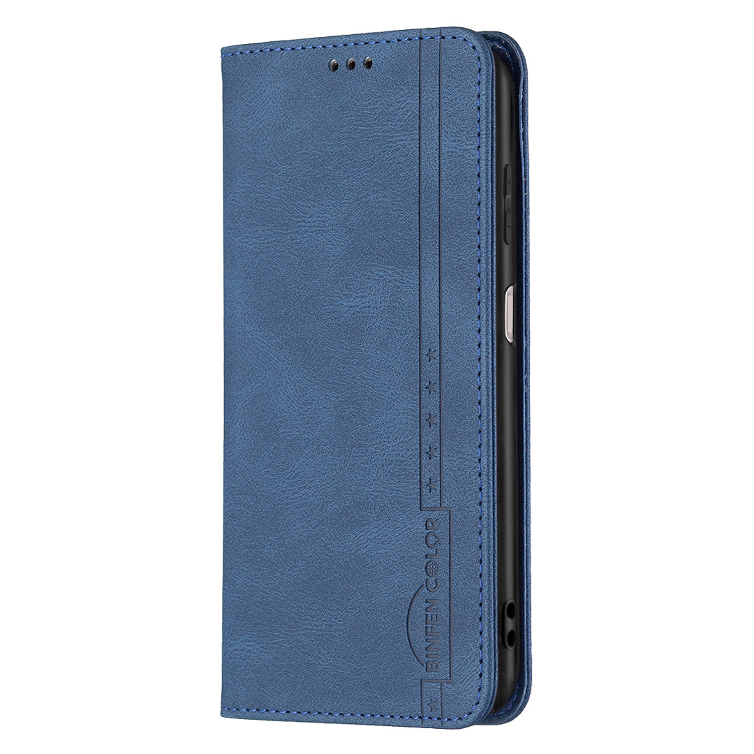 New RFID Magnetic Leather Wallet Flip Case For Samsung