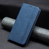 New RFID Magnetic Leather Wallet Flip Case For Samsung