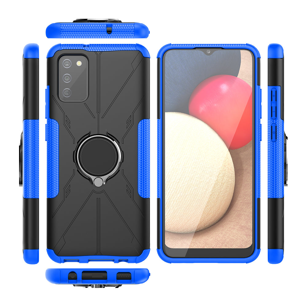 Robot 3 in 1 Heavy Duty Defender Case For Samsung A02S