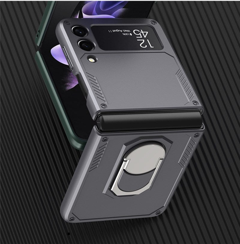 Ultra-thin Folding All-inclusive Anti-fall Back Clip Shell For Samsung Galaxy Z Flip3 5G