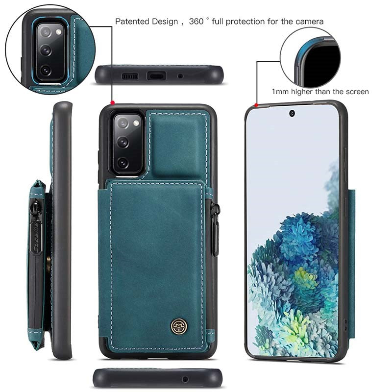 Neue Luxus-Multifunktions-Handyhülle mit Brieftasche für Samsung S20 FE