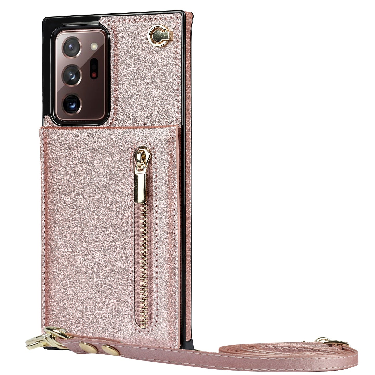 New Crossbody Zipper Wallet Phone Case For Samsung Note20 Ultra