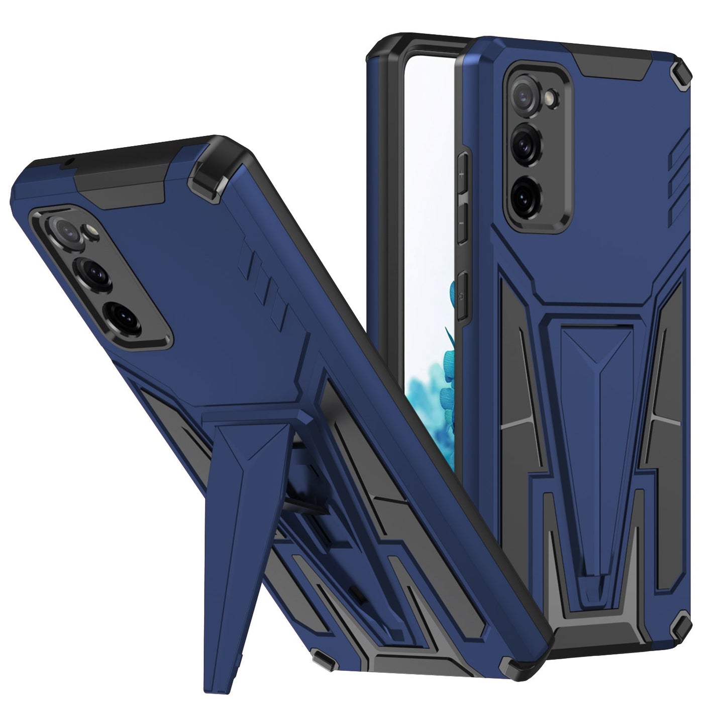 Neue außergewöhnliche Armor Bracket Magnet-Handyhülle für Samsung S20FE 4G/5G