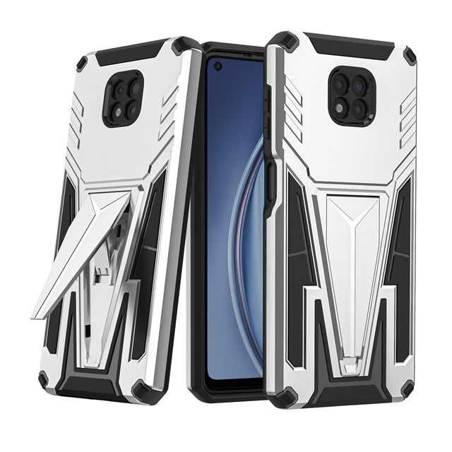 Neue außergewöhnliche magnetische Rüstungshülle mit Halterung für Moto G Power 2021