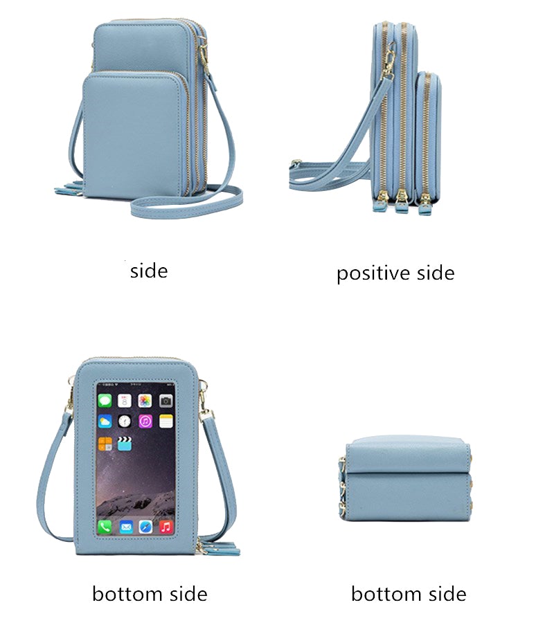 Mini berührbare multifunktionale Messenger-Schulterhandtasche (Premium)