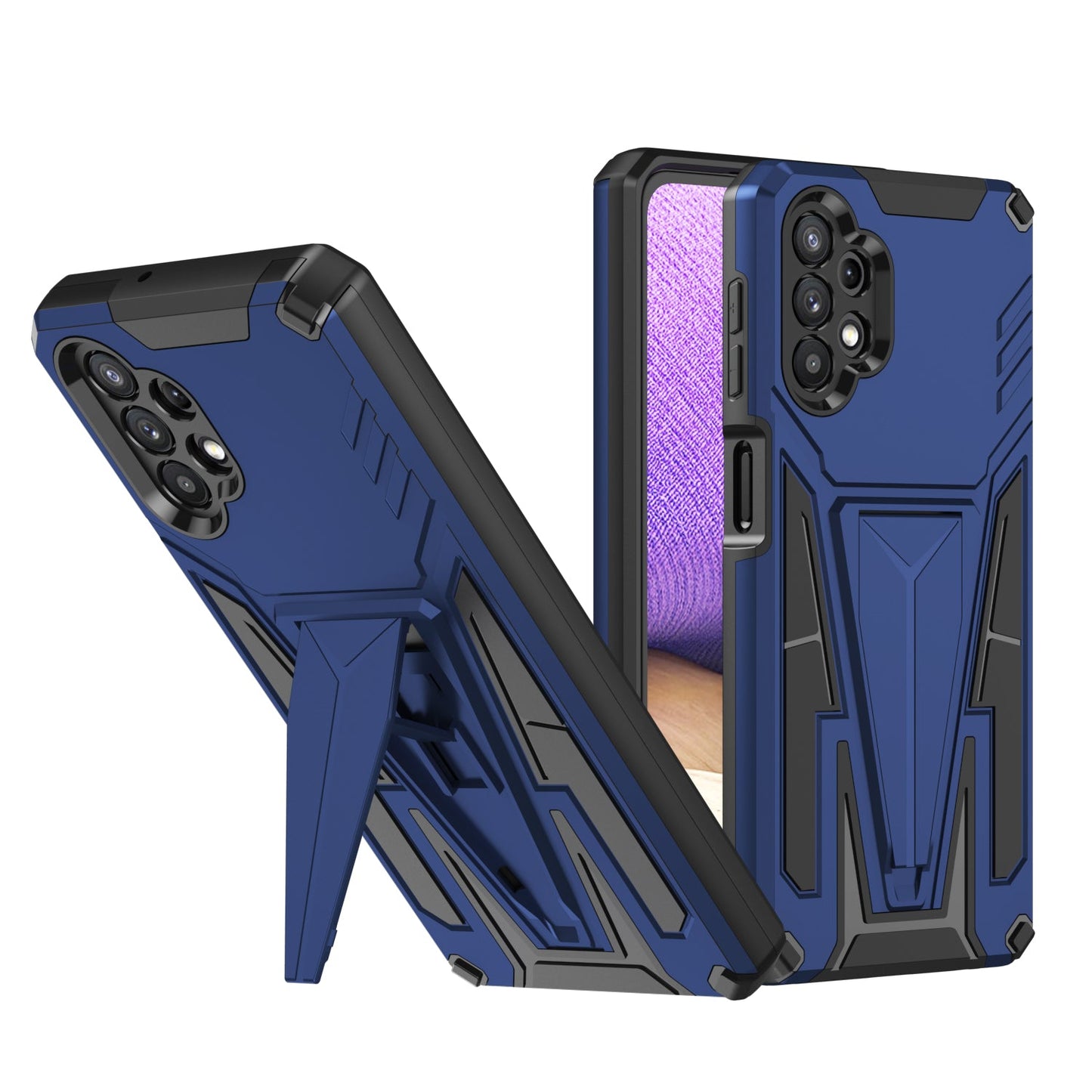 New Extraordinary Armor Bracket Magnetic Phone Case For Samsung A32 5G