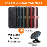 Multifunctional Split Magnetic Wallet Phone Case For Samsung S21FE