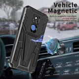 New Extraordinary Armor Bracket Magnetic Case For Moto G Play 2021