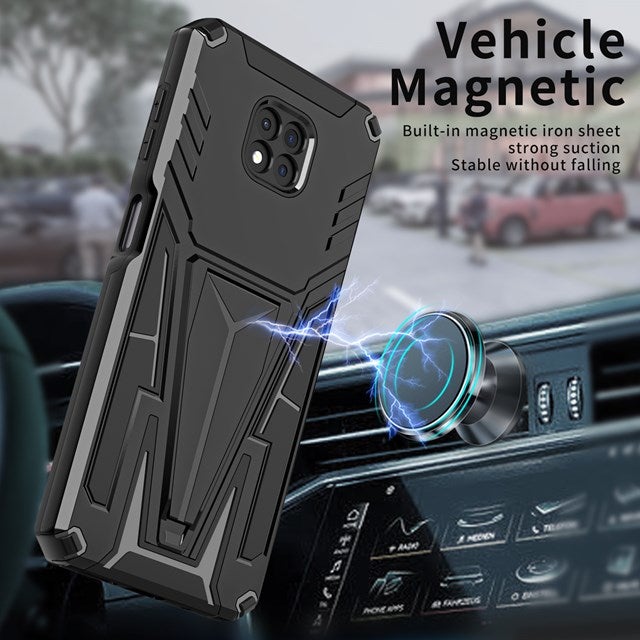 Neue außergewöhnliche magnetische Rüstungshülle mit Halterung für Moto G Power 2021