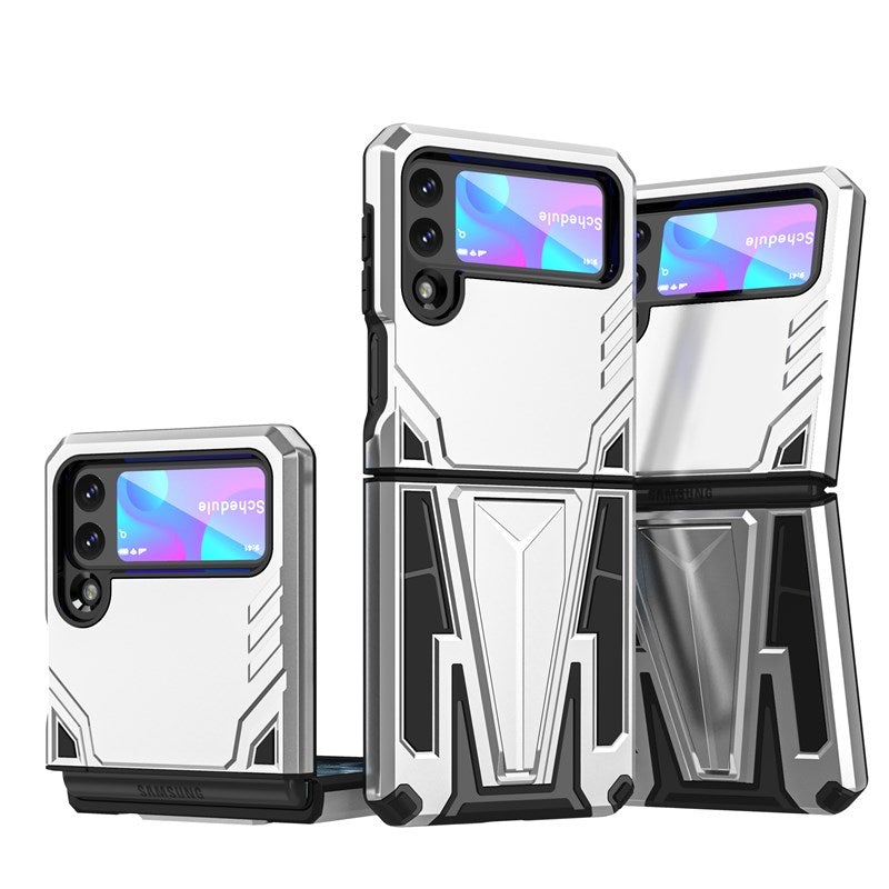 New Extraordinary Armor Bracket Magnetic Phone Case For Samsung Galaxy Z Flip3 5G