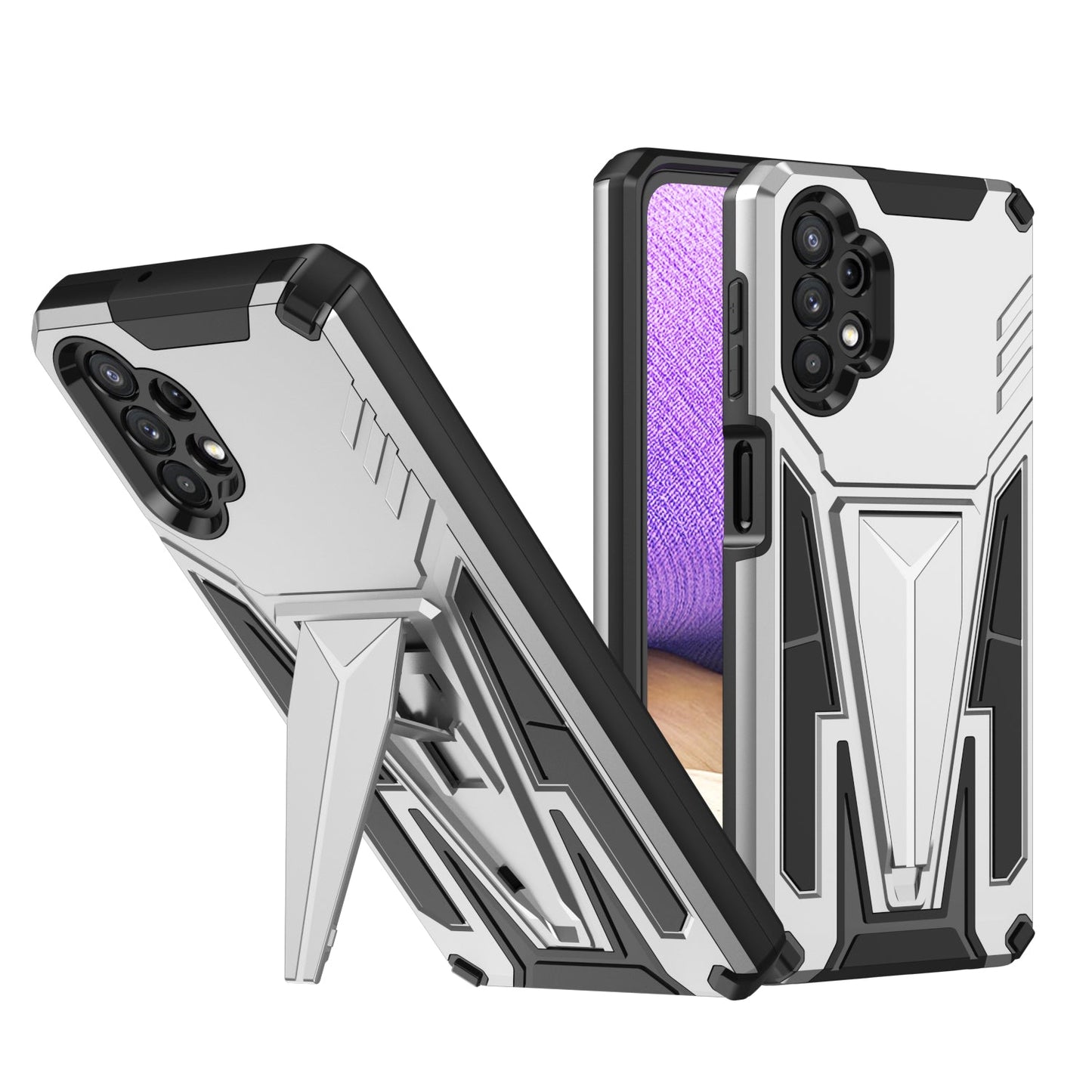 New Extraordinary Armor Bracket Magnetic Phone Case For Samsung A32 5G