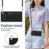 New Crossbody Zipper Wallet Phone Case For Samsung S10 Plus