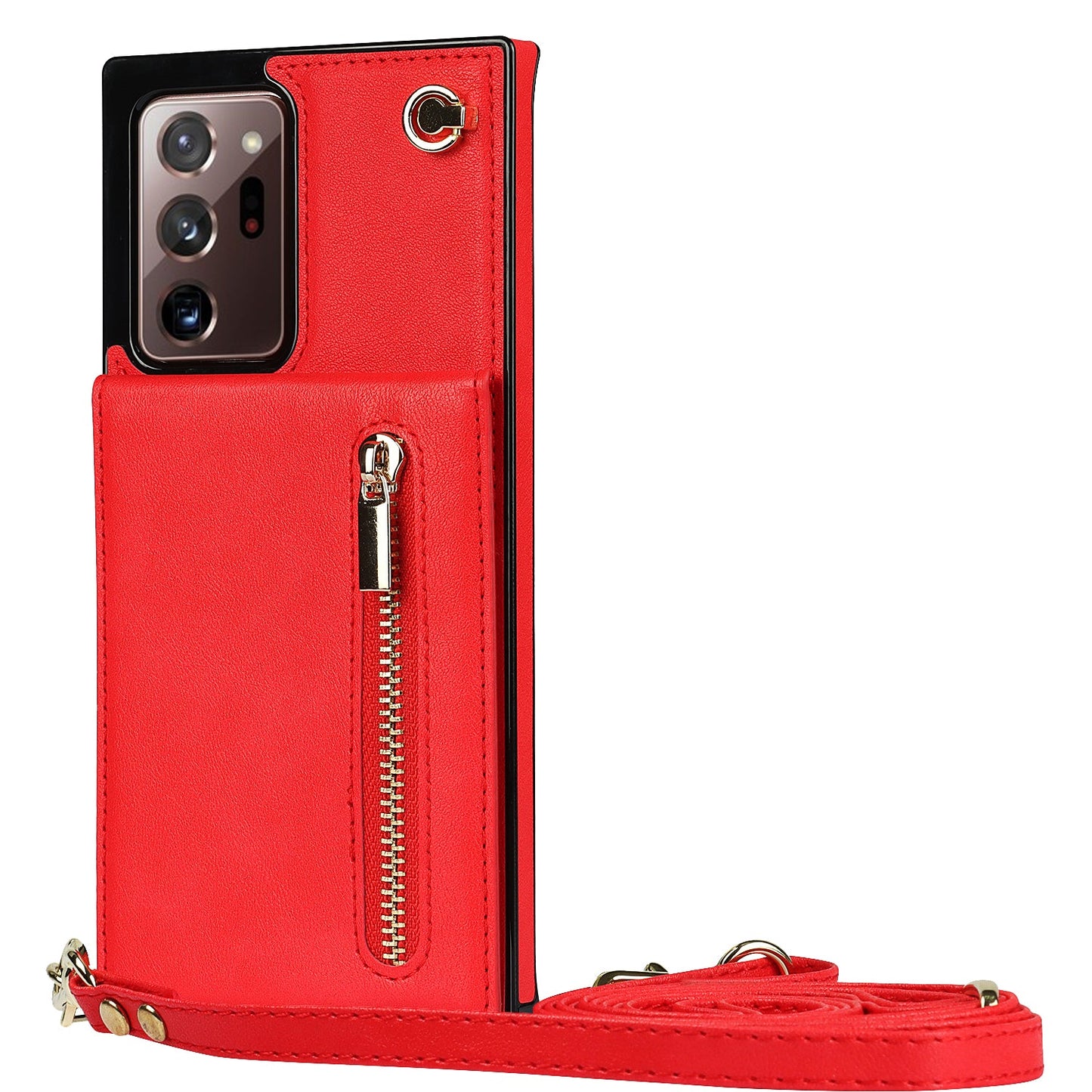 New Crossbody Zipper Wallet Phone Case For Samsung Note20 Ultra