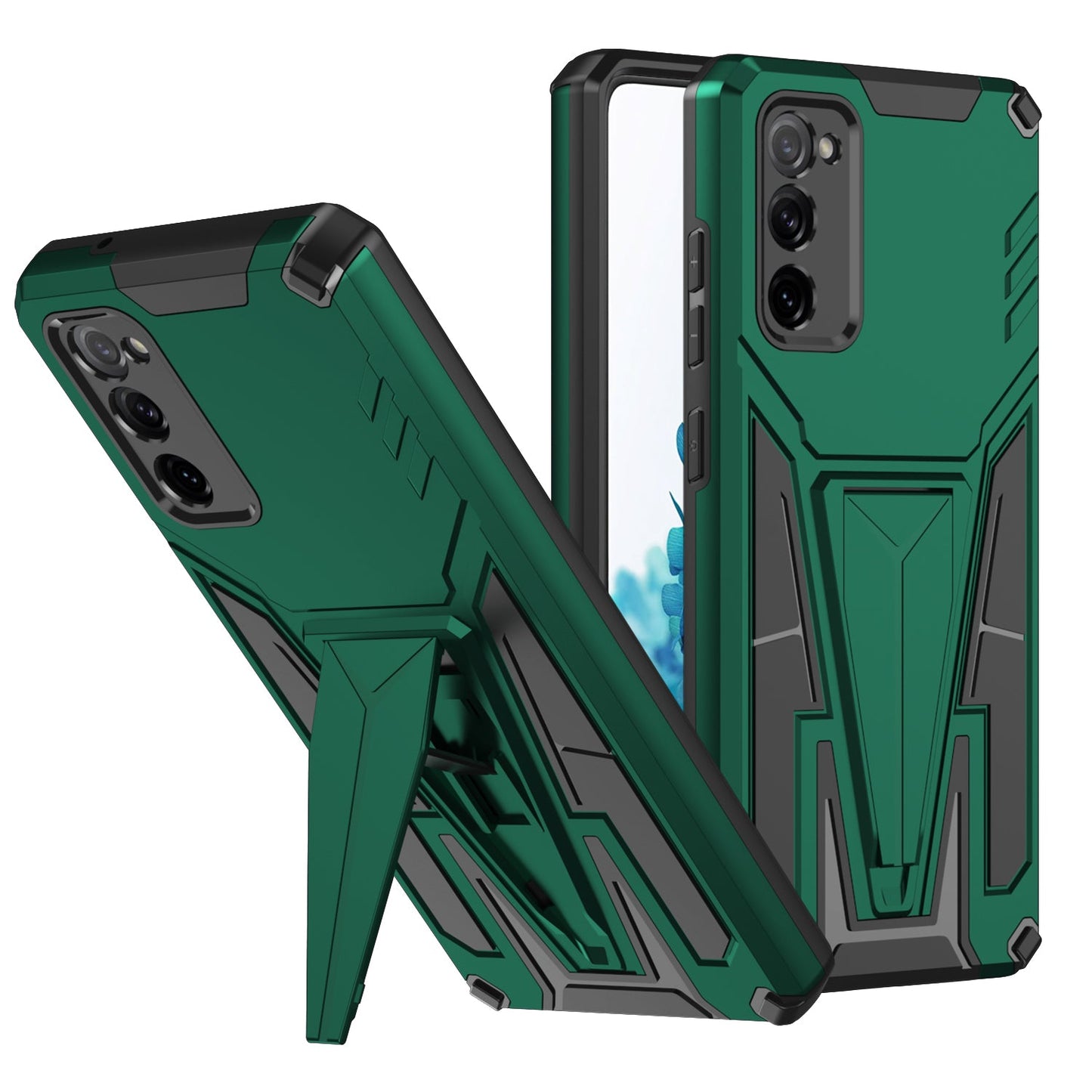Neue außergewöhnliche Armor Bracket Magnet-Handyhülle für Samsung S20FE 4G/5G