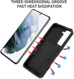 Phone Warrior Multi-function Bracket Belt Clip Case For Samsung S21FE