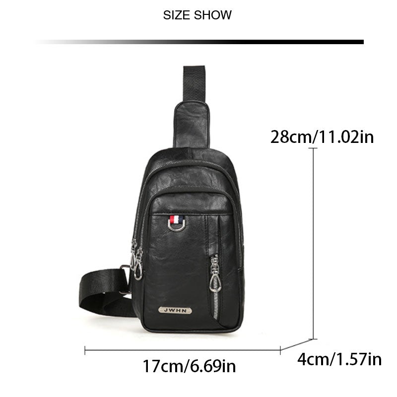 Lightweight and Large Capacity Men's Chest Bag