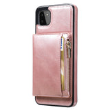 New Upgrade Multifunctional Wallet Zipper Phone Case  For Samsung A22 5G