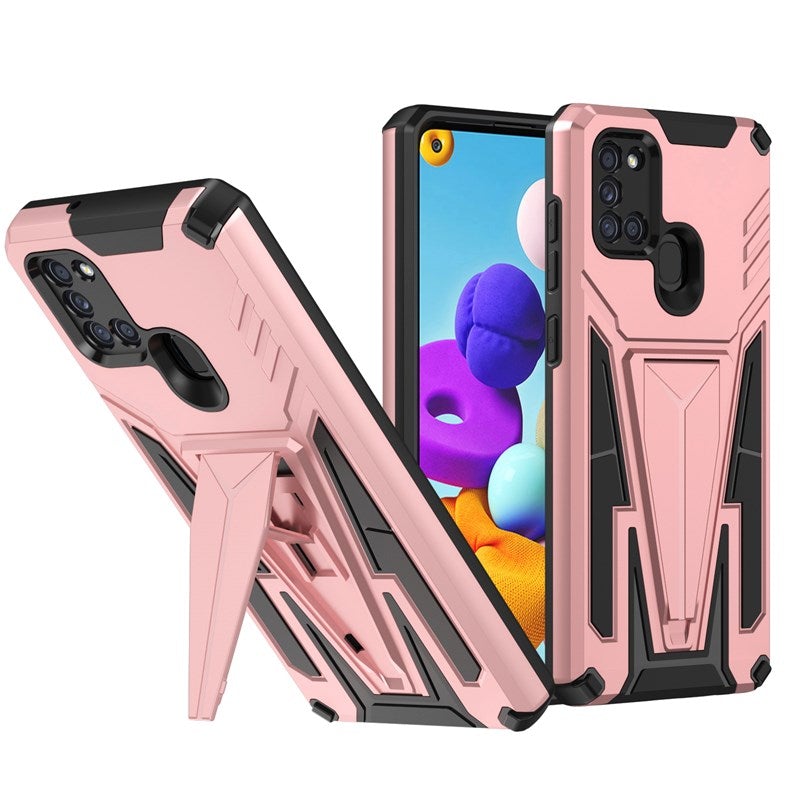 Neue außergewöhnliche magnetische Handyhülle mit Ständer für Samsung A21 (US)