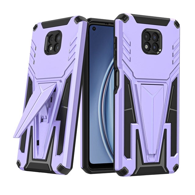 Neue außergewöhnliche magnetische Rüstungshülle mit Halterung für Moto G Power 2021