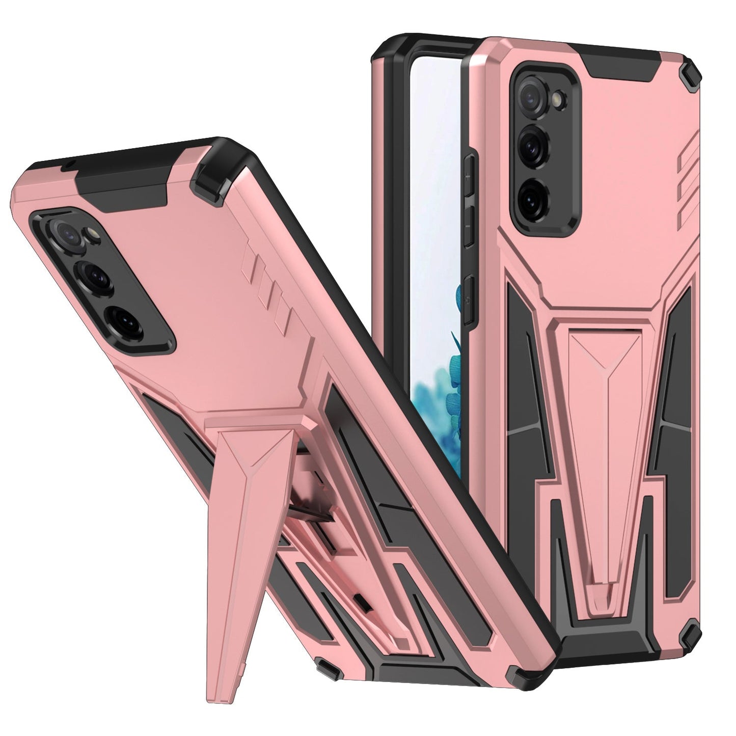 Neue außergewöhnliche Armor Bracket Magnet-Handyhülle für Samsung S20FE 4G/5G