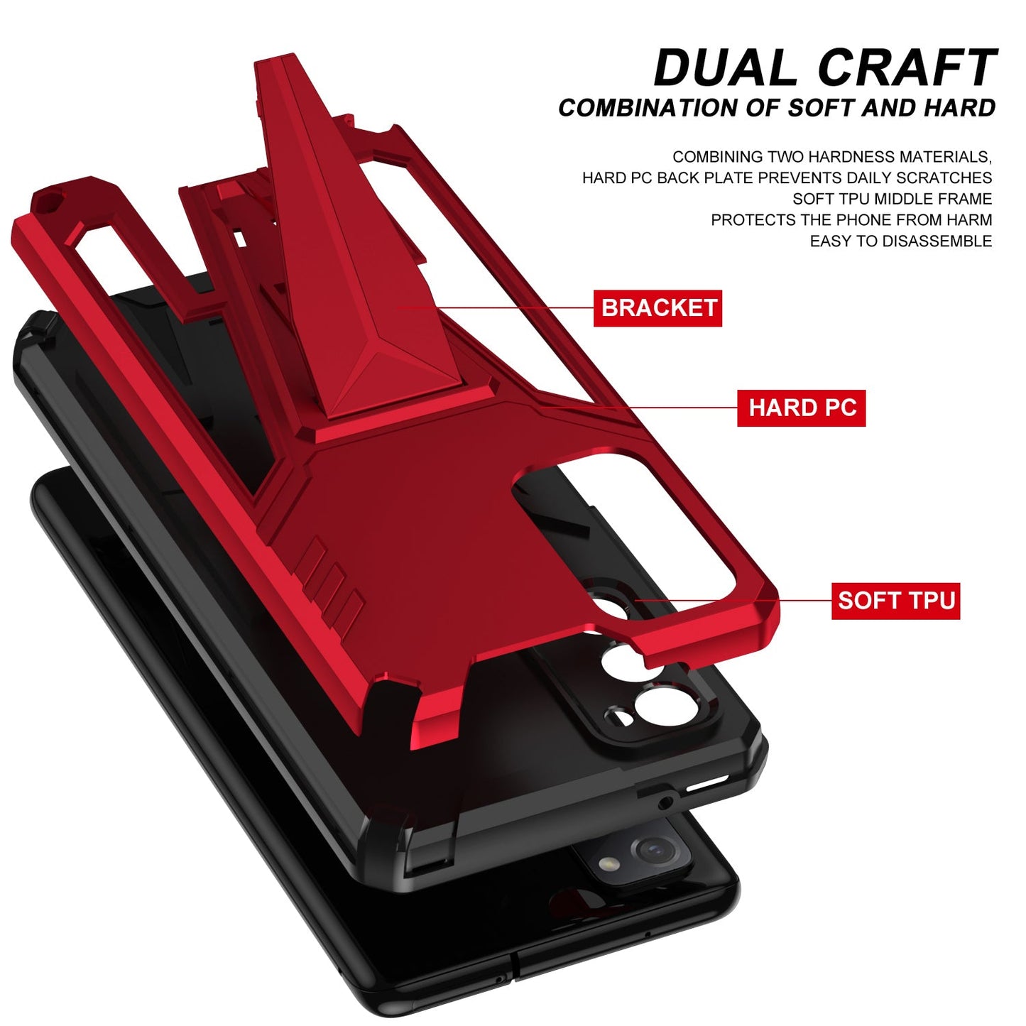 Neue außergewöhnliche Armor Bracket Magnet-Handyhülle für Samsung S20FE 4G/5G
