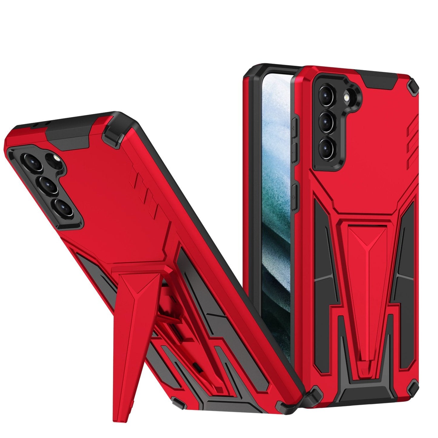 Neue außergewöhnliche magnetische Handyhülle mit Ständer für Samsung S21 5G
