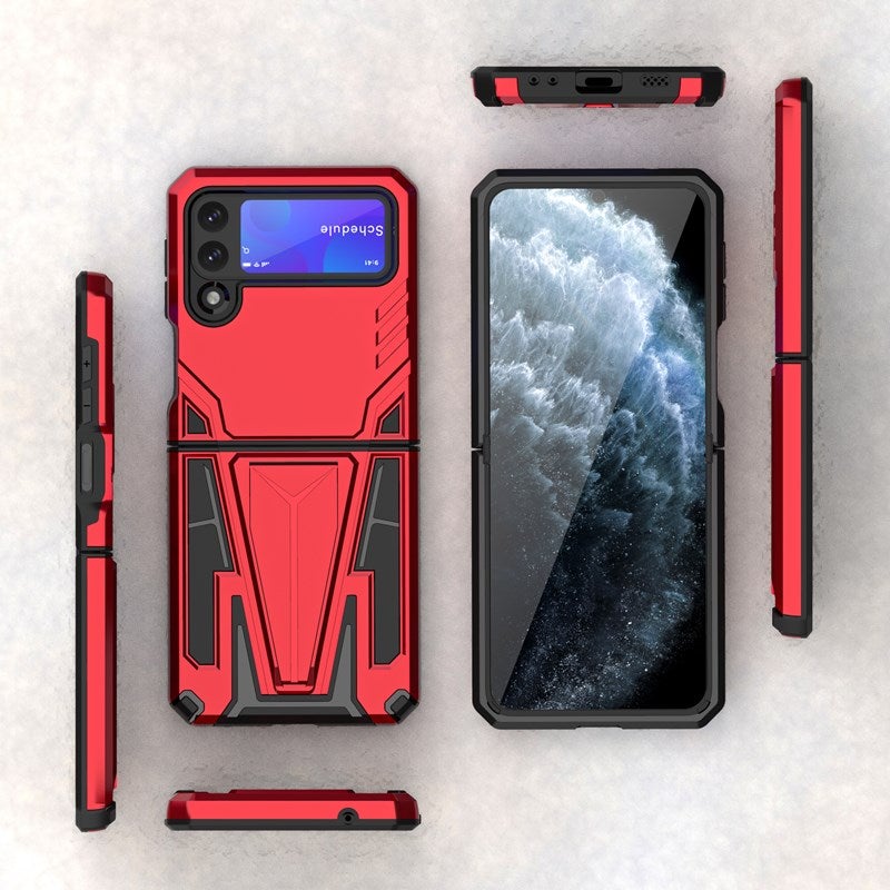 New Extraordinary Armor Bracket Magnetic Phone Case For Samsung Galaxy Z Flip3 5G