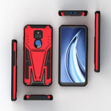 New Extraordinary Armor Bracket Magnetic Case For Moto G Play 2021