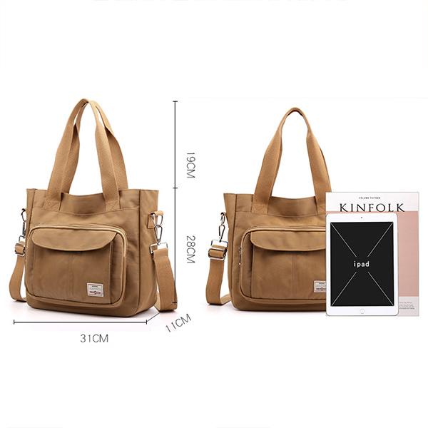 Damen-Schultertasche, leicht, mit großem Fassungsvermögen