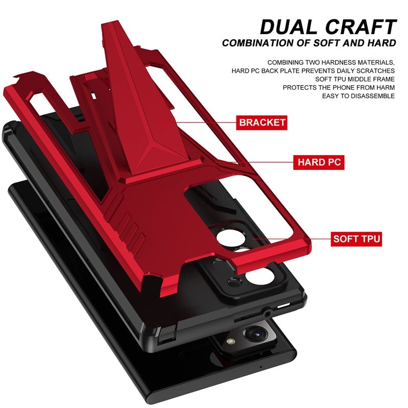 Nouvelle coque de téléphone magnétique blindée extraordinaire pour Samsung Note20 Ultra
