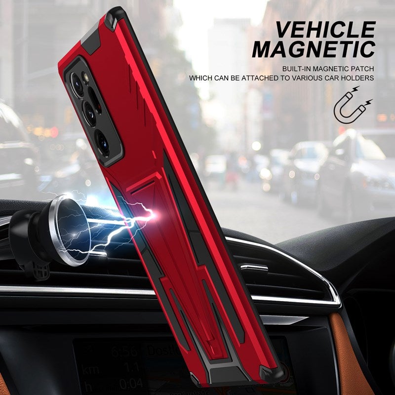 Nouvelle coque de téléphone magnétique blindée extraordinaire pour Samsung Note20 Ultra