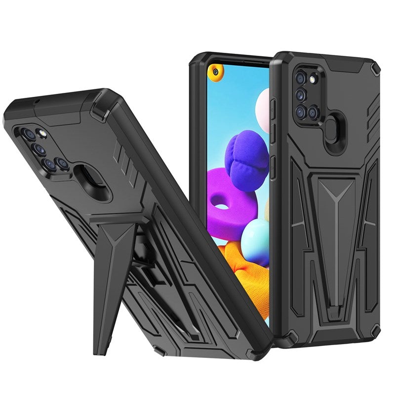 Neue außergewöhnliche magnetische Handyhülle mit Ständer für Samsung A21 (US)