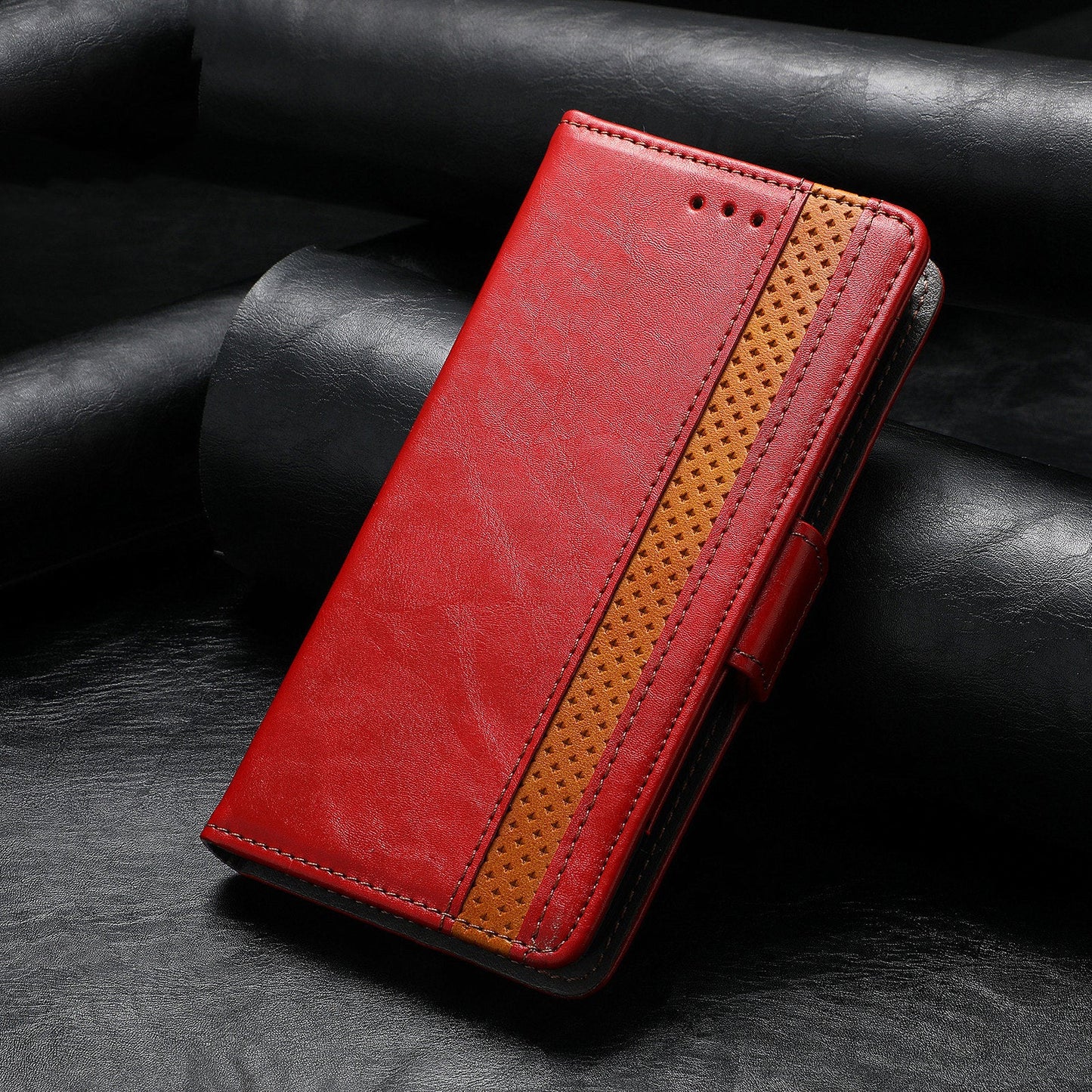 Magnetic Leather Phone Case For Samsung