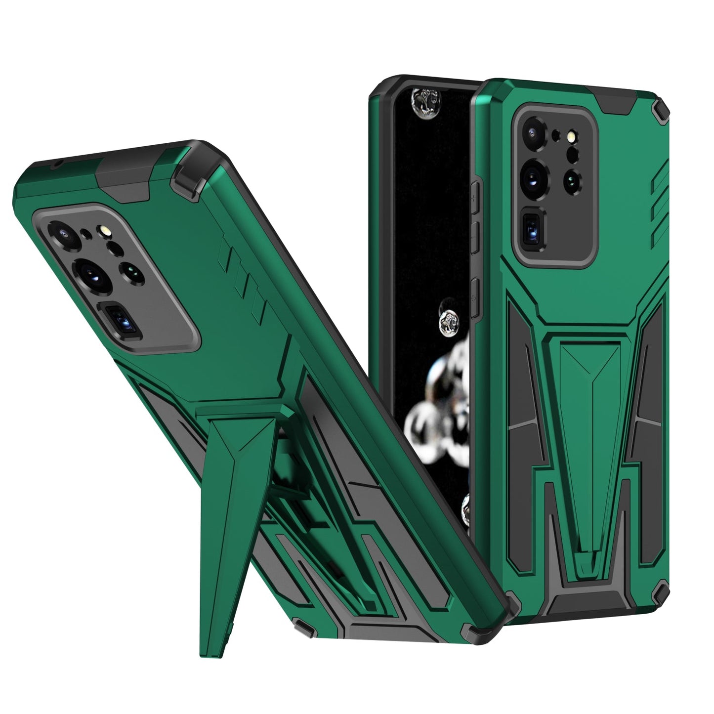Nouvelle coque de téléphone magnétique avec support blindé extraordinaire pour Samsung S20 Ultra