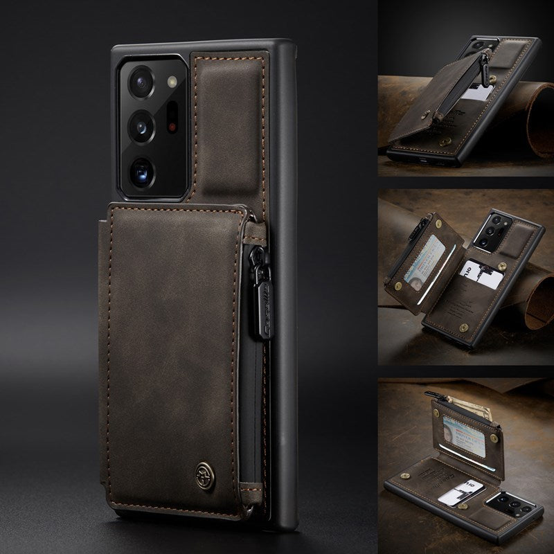 Neue multifunktionale Luxus-Handyhülle mit Brieftasche für Samsung Note20 Ultra