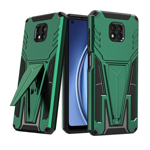Neue außergewöhnliche magnetische Rüstungshülle mit Halterung für Moto G Power 2021