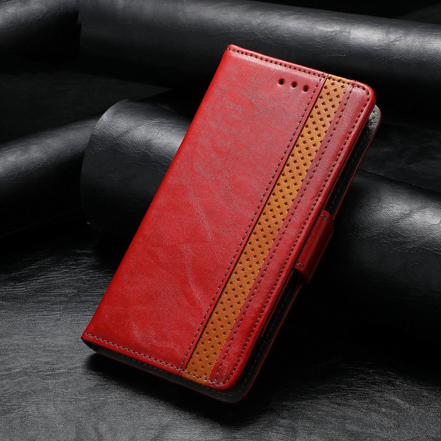 Étui de téléphone en cuir magnétique pour Samsung Galaxy Z Fold3 5G