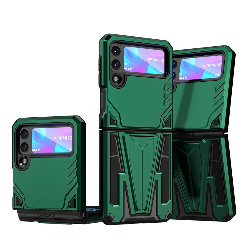 New Extraordinary Armor Bracket Magnetic Phone Case For Samsung Galaxy Z Flip3 5G