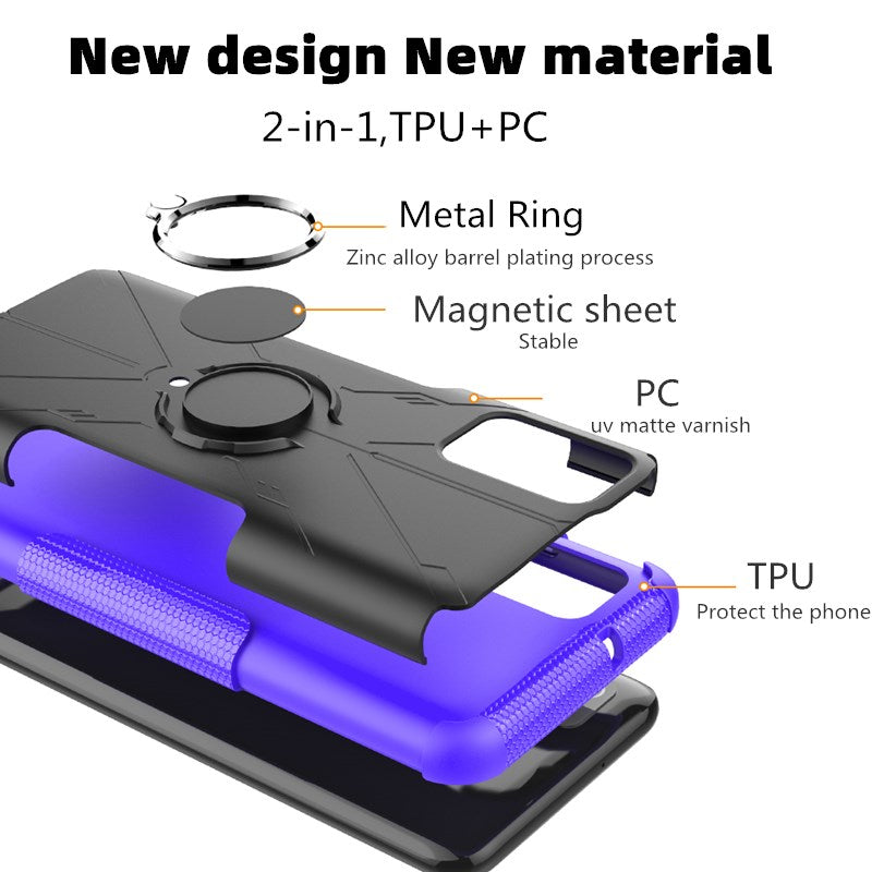 Robot 3 in 1 Heavy Duty Defender Case For Samsung A02S