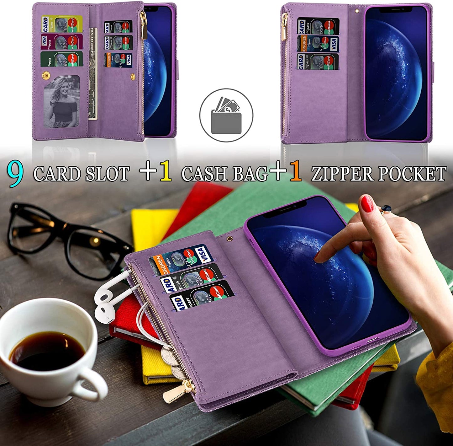 Glitzer Funkelnd Mädchenhaft Bling Leder Flip Cover für Samsung Note20/Note20 5G