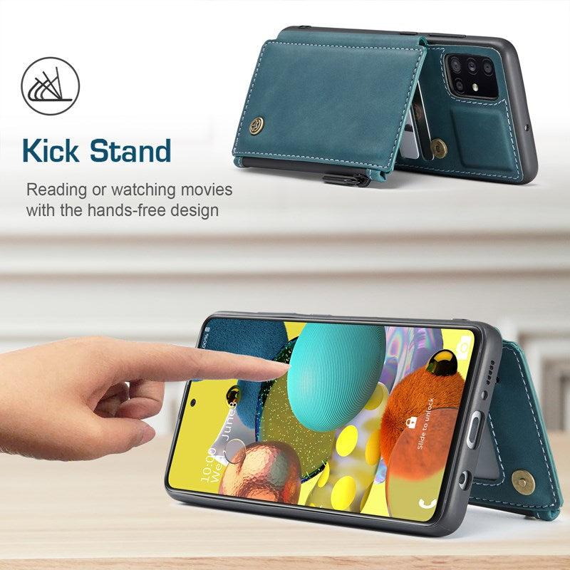 Neue luxuriöse multifunktionale Brieftaschen-Handyhülle für Samsung A51